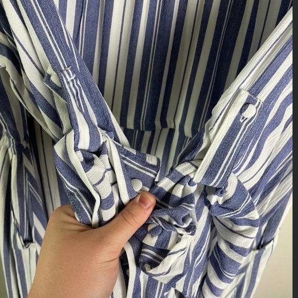 Torrid Blue Nautical Striped Dress - Picture 5 of 15